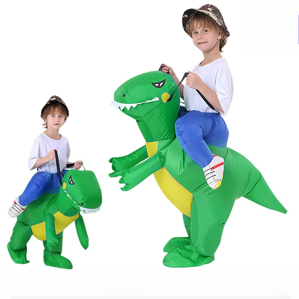 ZOETOPKID インフレータブルグリーン恐竜コスチューム - Costumes のレビューと価格