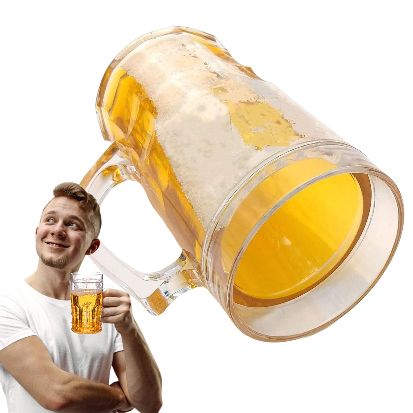 偽のビールジョッキ 面白い水カップ、ノベルティいたずらおもち - Prank Toys のレビューと価格
