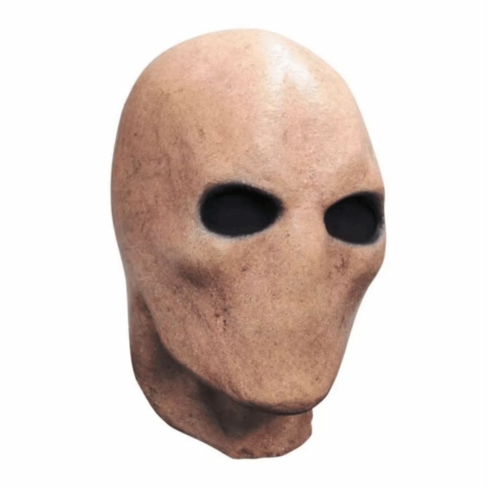 顔のない男 ハロウィン スレンダーマン マスク 無毒 ドレス - Latex Alien Mask Realistic のレビューと価格