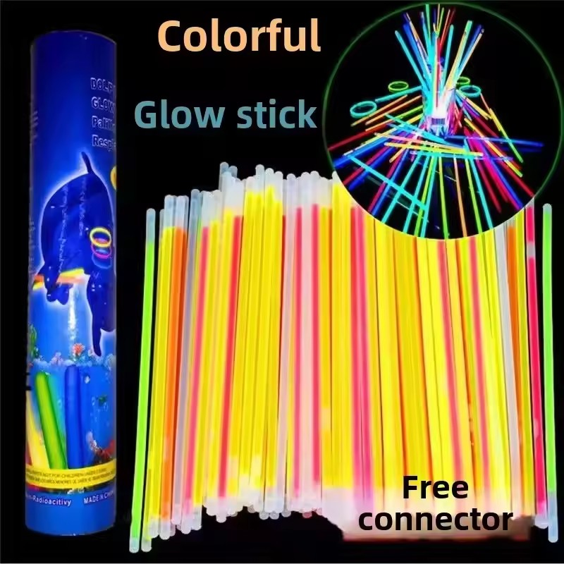 50/100 個蛍光スティックパーティー多色光るスティック明 - Glow In The Dark Party Glasses のレビューと価格