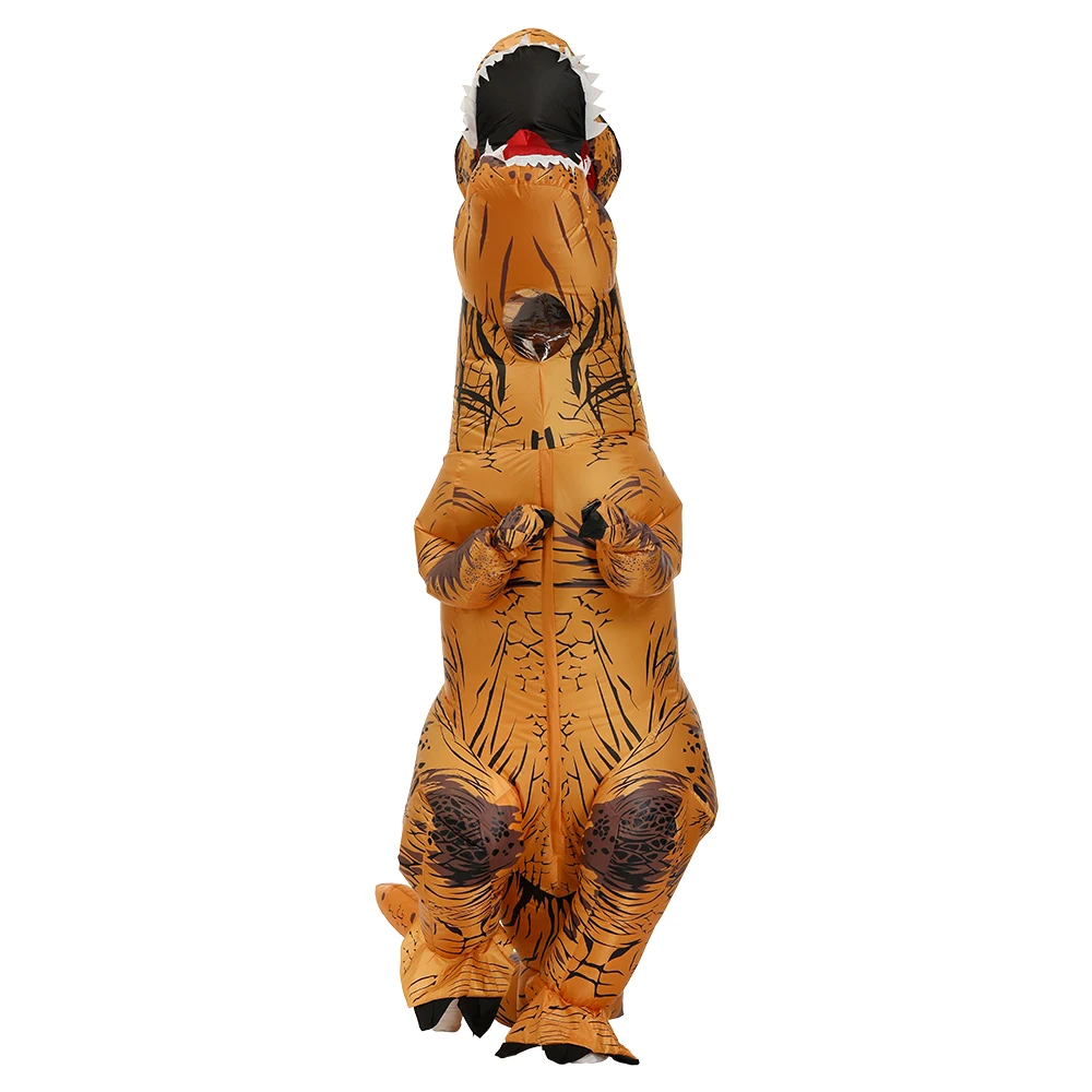 大人用恐竜キャラクターコスチューム、インフレータブルコスチュ - Inflatable Dinosaur Costume Adult のレビューと価格