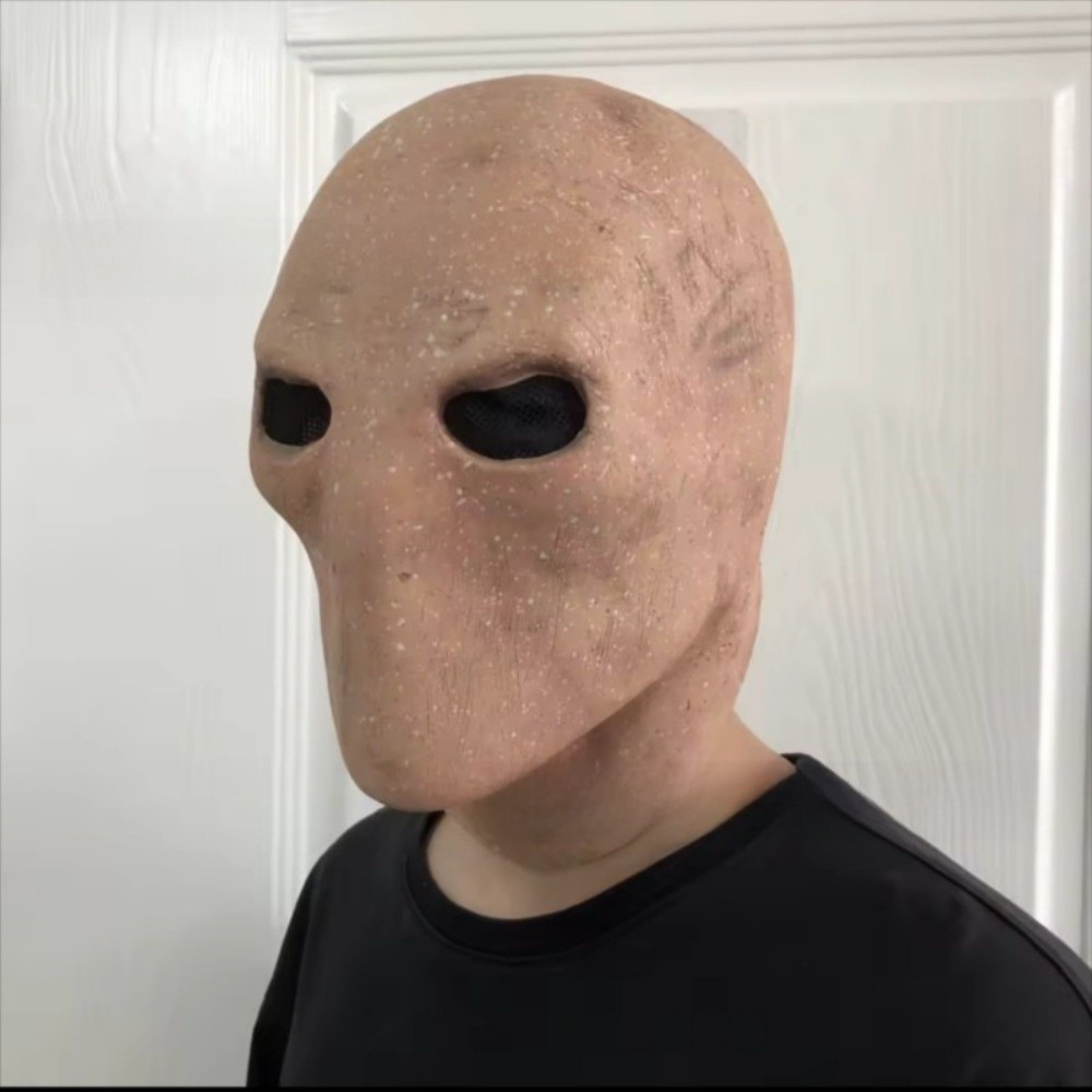 顔のない男 ハロウィン スレンダーマン マスク ドレスアップ - Latex Alien Mask Realistic のレビューと価格