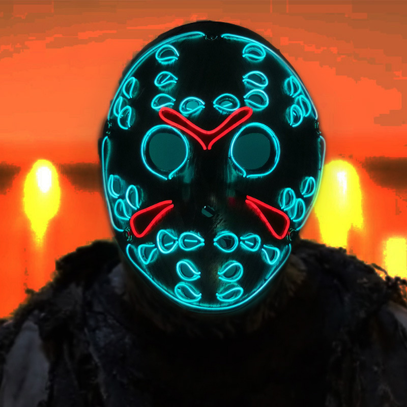 2023 ライトアップパージマスク LED マスク怖いハロウ - Led Purge Mask Halloween のレビューと価格