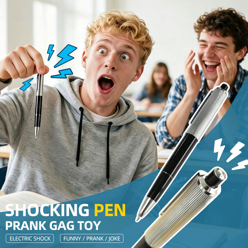電気ショックボールペン いたずらおもちゃ 安全無害 ショック - Shock Pen Prank Toy のレビューと価格