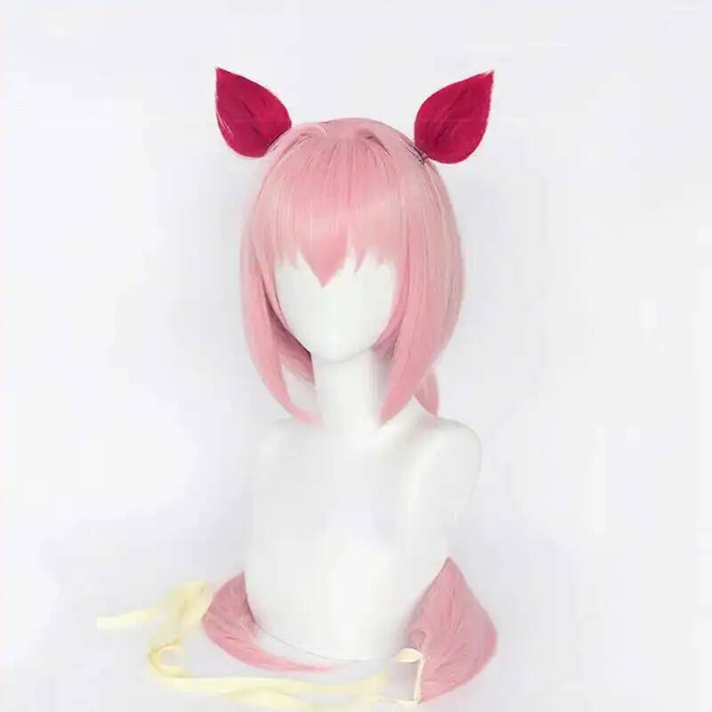ウマ娘 ハルウララ コスプレウィッグ ウマ娘 プリティーダー - Anime Cosplay Wig Heat Resistant のレビューと価格