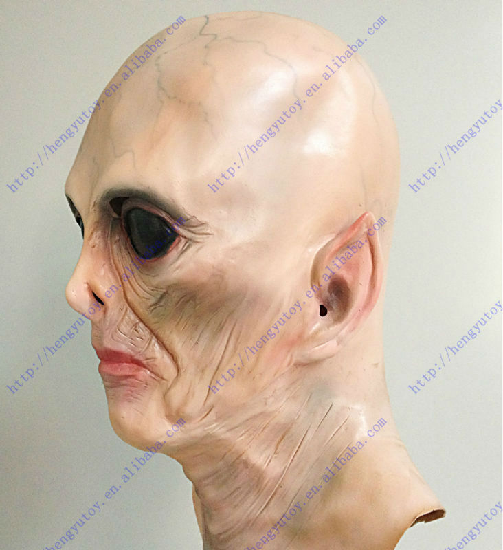 デラックスエイリアンマスクリアルなラテックス全頭マスクコスチ - Latex Alien Mask Realistic のレビューと価格