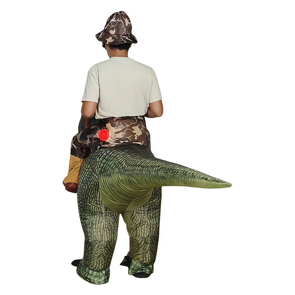 大人用インフレータブル斑点恐竜マウントコスプレコスチューム面 - Inflatable Dinosaur Costume Adult のレビューと価格