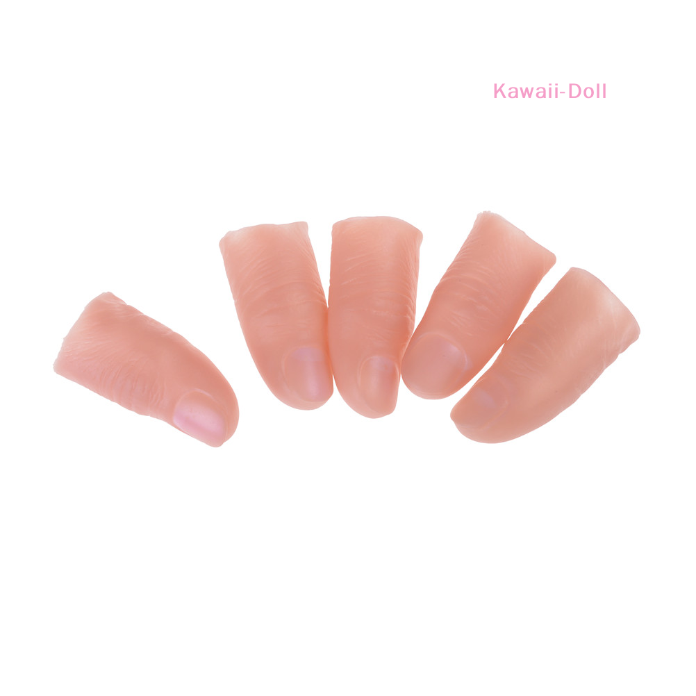 [DO] 5 ピース/セットフェイクソフト親指チップフィンガ - Thumb Tip Magic Trick Set のレビューと価格